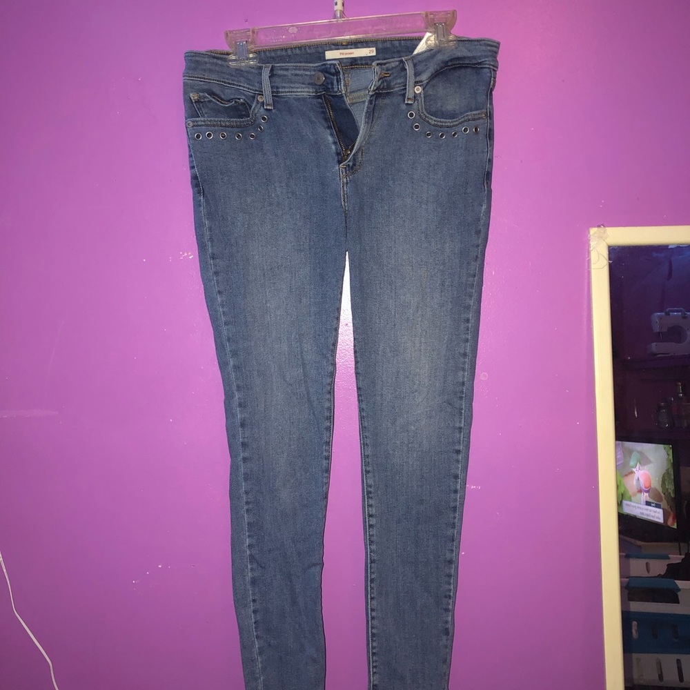 Levi 711 skinny jeans